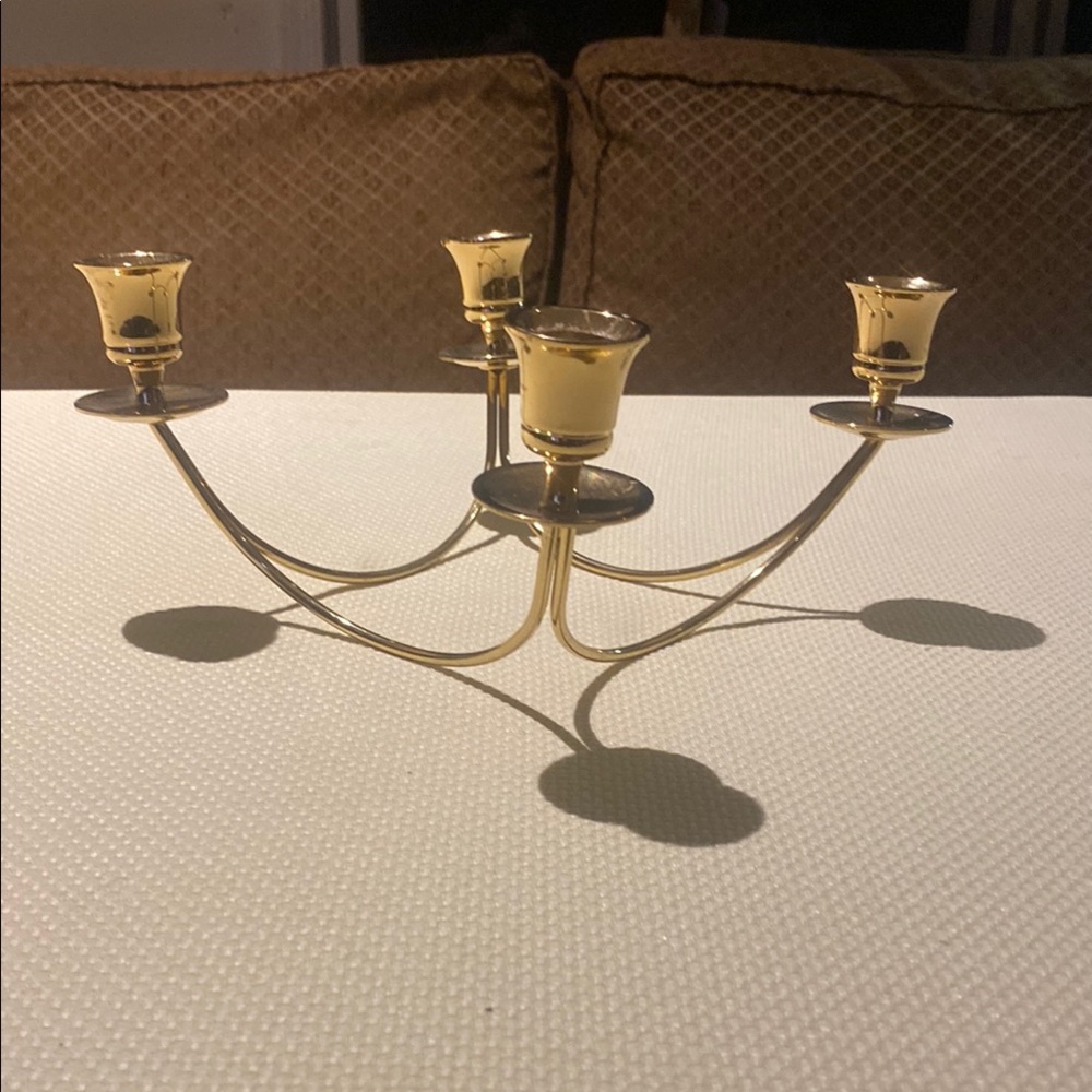 Vintage Partylite Gold Candle Holder, candle not included , but can negotiate.